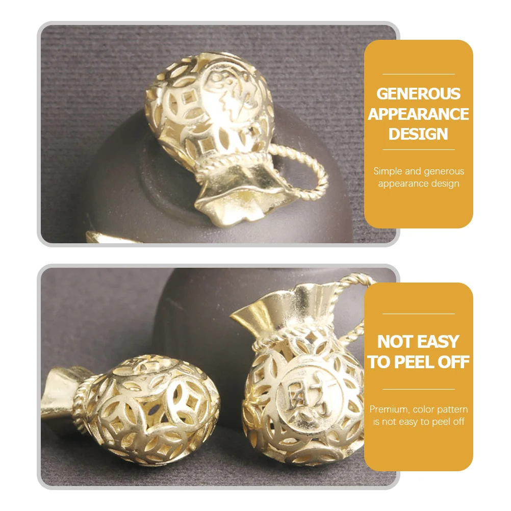 

3Pcs Brass Craft Pendants Finish Keychain Ornaments DIY Projects Gift Idea Keychain Pendants Key Ornaments