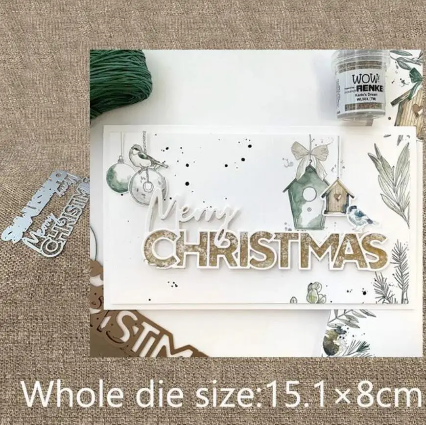 Christmas Santa Claus Decoration Metal Cutting Dies Scrapbook Paper Craft Knife Mould Blade Punch Template Embossing Stencils