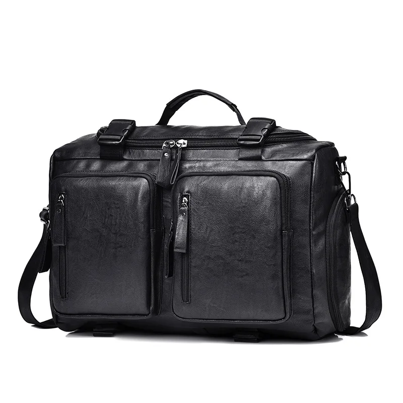 New Men's Large Capacity Travel Backpack Business Trip Handbag Multi Functional Backpack Single Shoulder Crossbody Bag