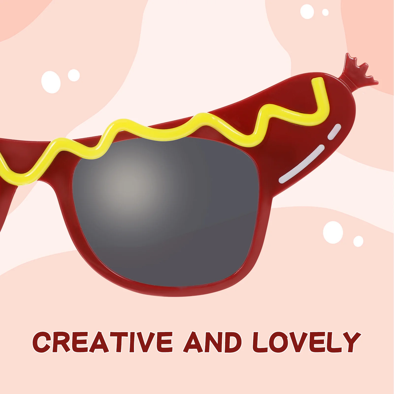 Funny Dance Party Makeup Glasses Hot Dog Eyeglasses for Masquerade Party dance party eyeglasses image 4