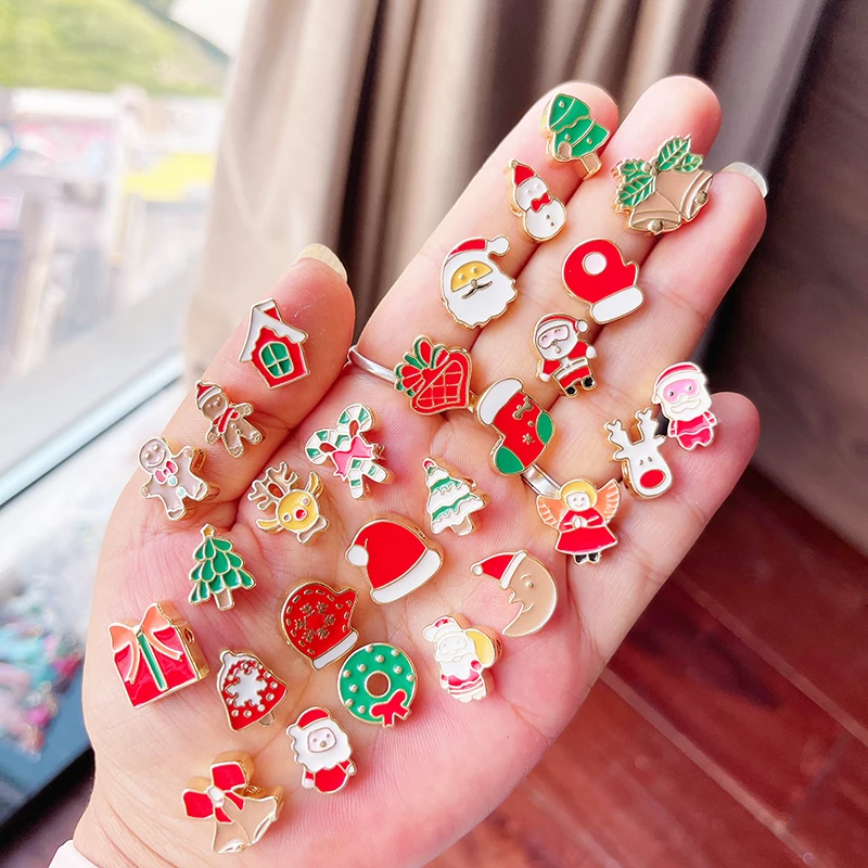 大きな穴あきビーズ サンタの手袋 靴下 ギフトボックス クリ - Jewelry Making Gloves のレビューと価格