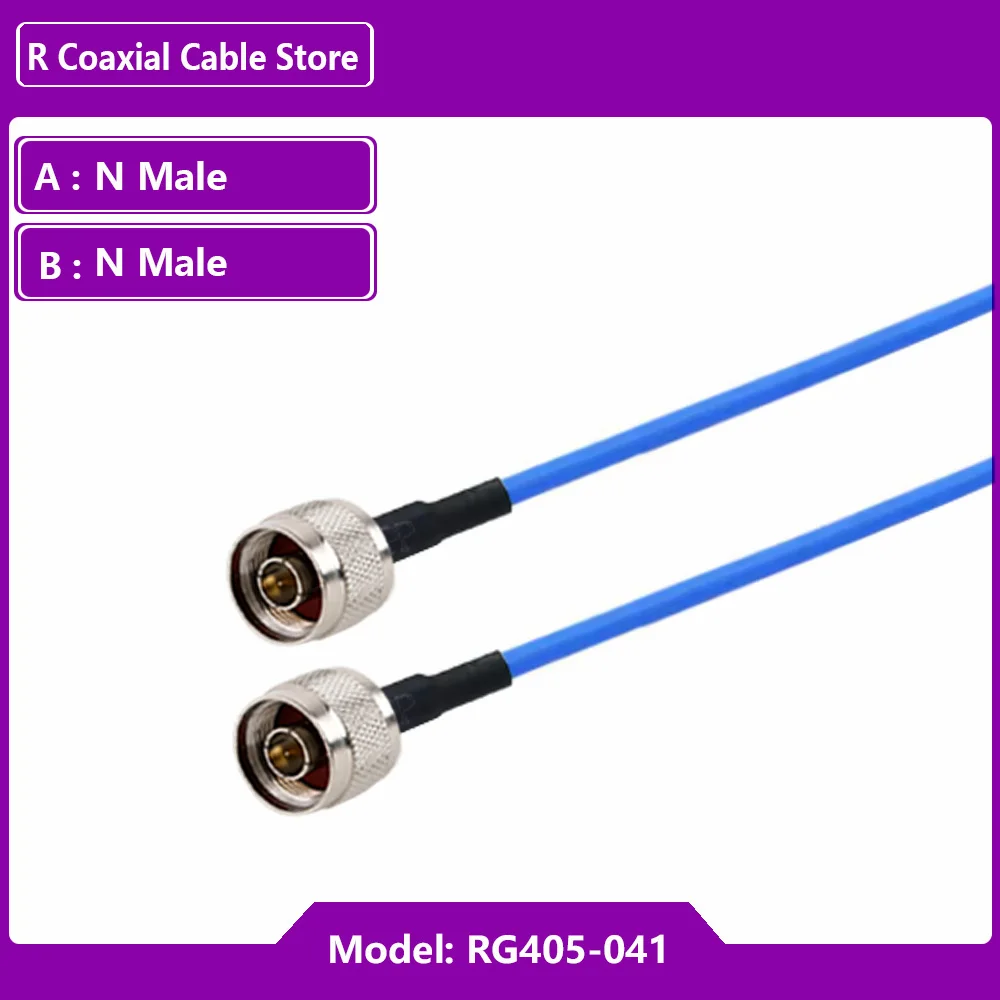 1 قطعة BNC TNC UHF ذكر إلى BNC TNC N PL259 UHF ذكر RF محوري RG405 كابل SO239 UHF أنثى عالية التردد DC-6G RG-405 086 البلوز