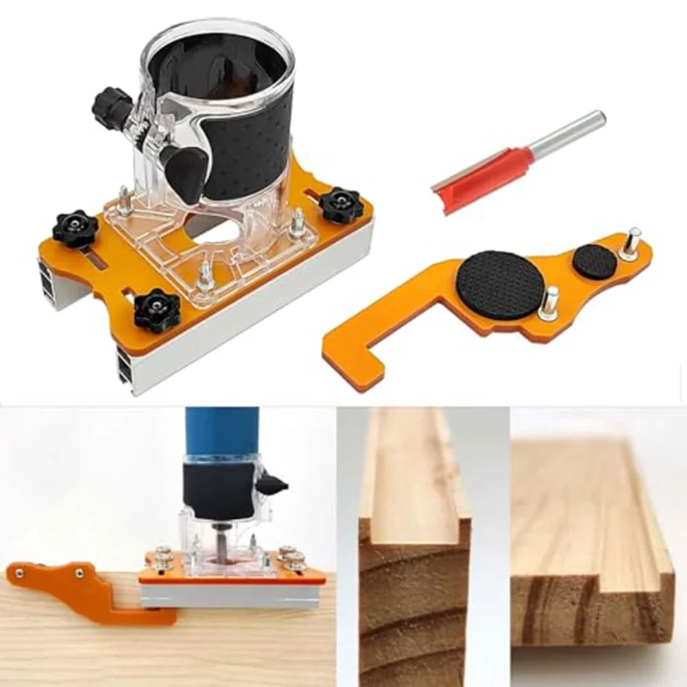 

1set Punch Locator Kit Aluminum Slotted Bracket Replacement Parts For Trimmers Power Tool Parts Accessories