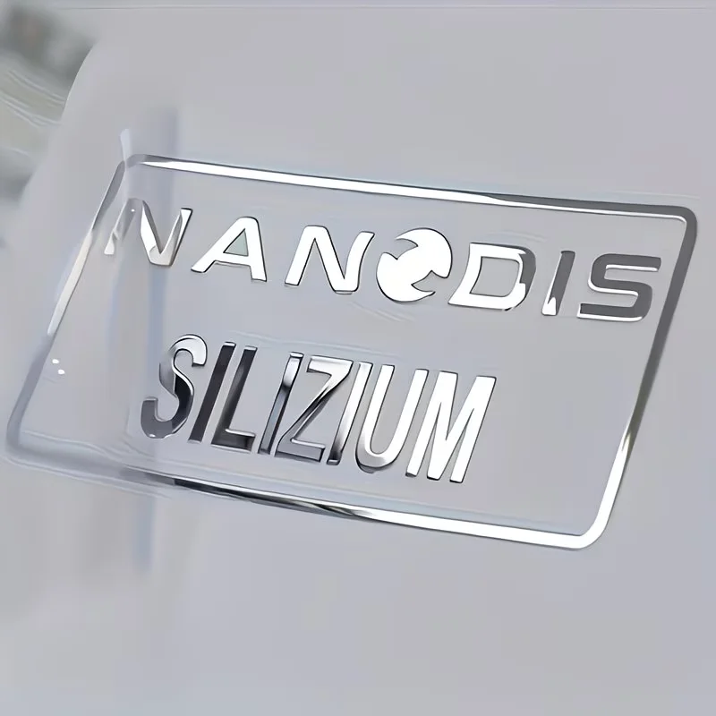 100PCS Custom 3D UV Transfer Silver Foil Metallic Sticker Personalized Vinyl Crystal Embossed Decal Waterproof Relief