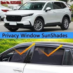 Side Sun Shade Shading Protection Window SunShades Sunshield Car Accseeories For Honda CR-V CRV 6TH GEN 2023 2024 Hybrid 5 Seats