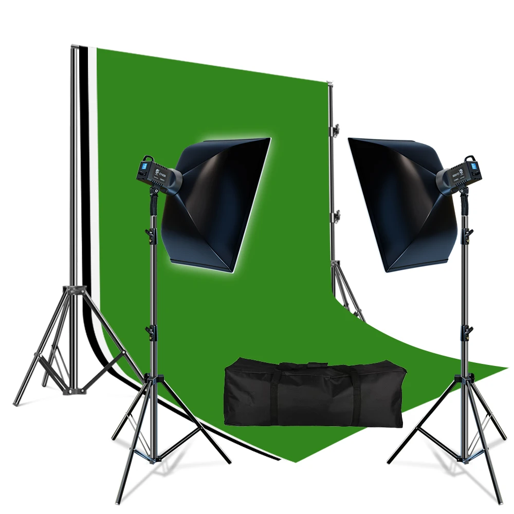 2x3M Background Stand Backdrop 100W Photography LED Video Bowens Light Flash Lantern Softbox Studio Accessories Youtube