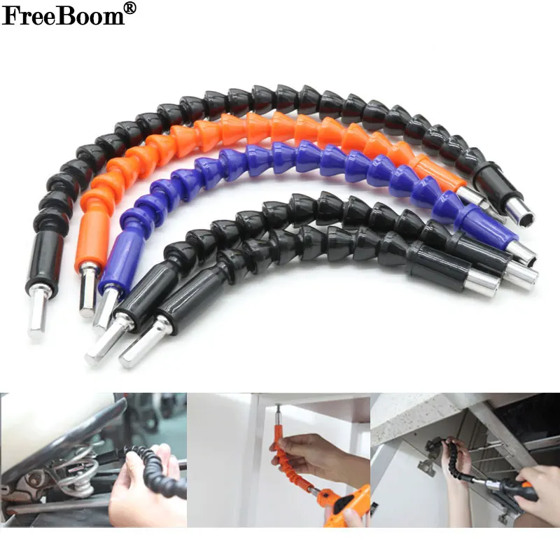 Electric Drill Screwdriver Bit Multifunctional Universal Snake flexible Hose Cardan Shaft Connection Soft Extension Rod Link
