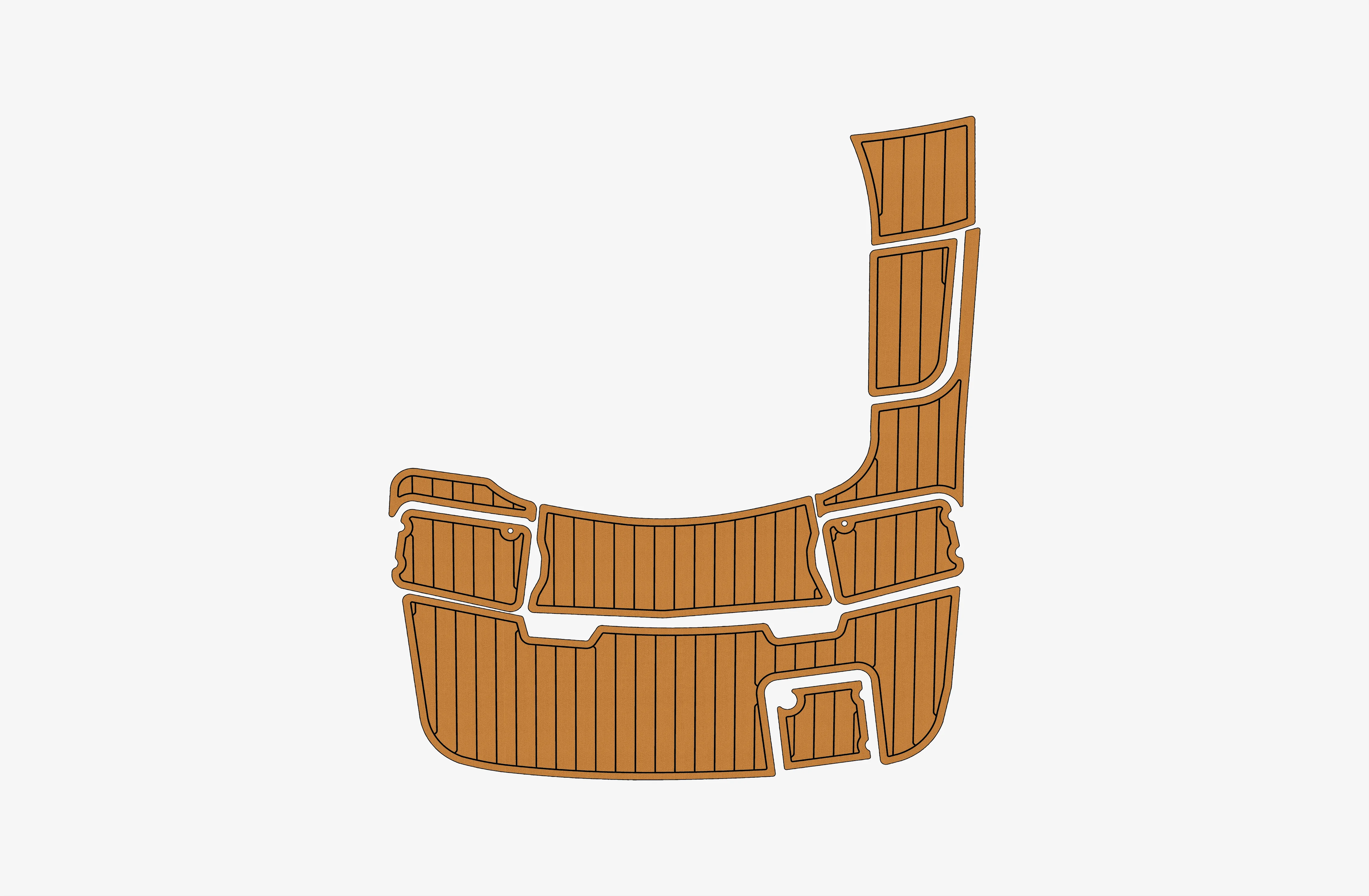 

2001 Chaparral 220 SSI SP 1/4 дюйма, 6 мм, пена EVA, нескользящий ПВХ, настил из тикового дерева, морской коврик, домашний ковер Aqua, морской пол