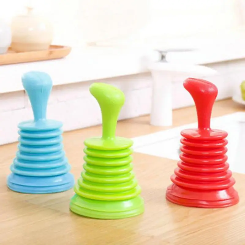 Pipeline Dredge Suction Cup Toilet Plungers Press Cleaning Sink Drain Pipe Tool Suction Cup Plug Toilet Bathroom Tools