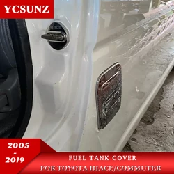 2005-2019 Chrome Fuel Tank Cover For Toyota Hiace Commuter 2005 2006 2007 2008 2009 2010 2011 Car Exterior Parts