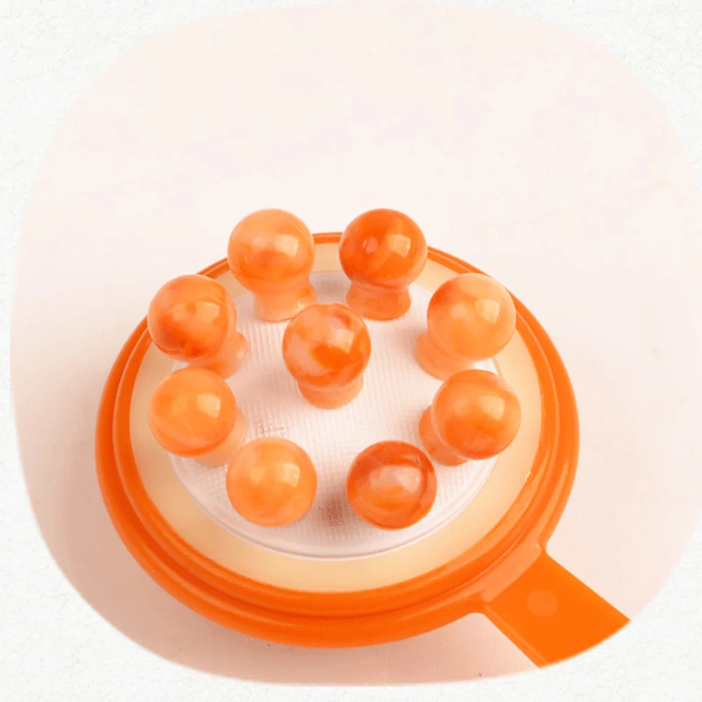 

2Pcs Massage Hammer Plastic Roller Ball Stick for Neck Shoulder Back Hips Legs Body Relieve Fatigue Therapy Use