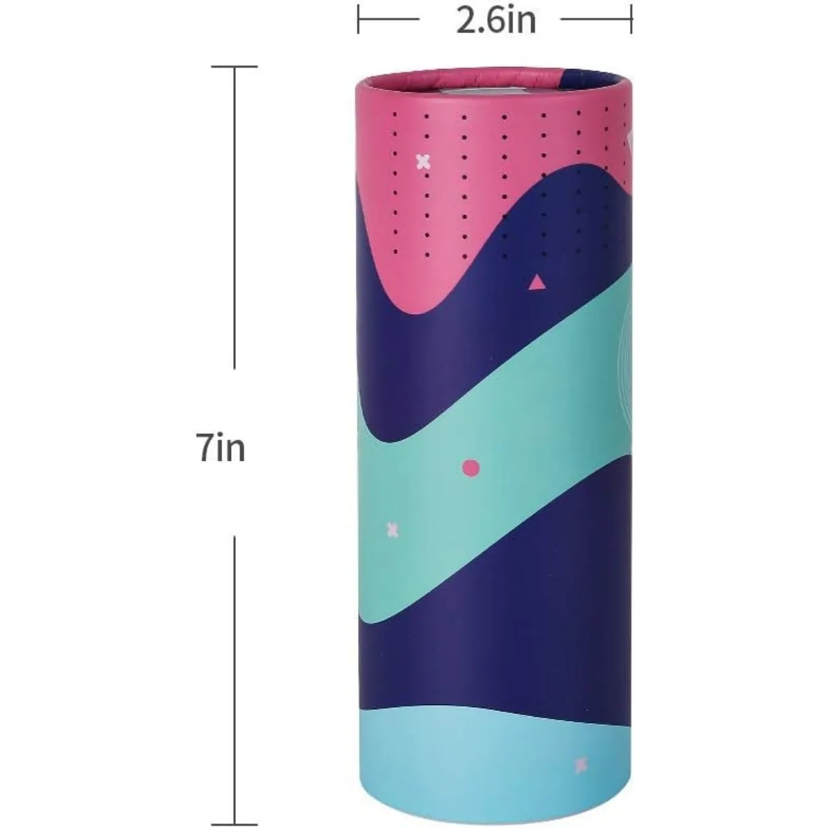 4PK 블루 자동차 티슈 홀더, 컵 홀더 및 여행용 티슈용 원형 용기