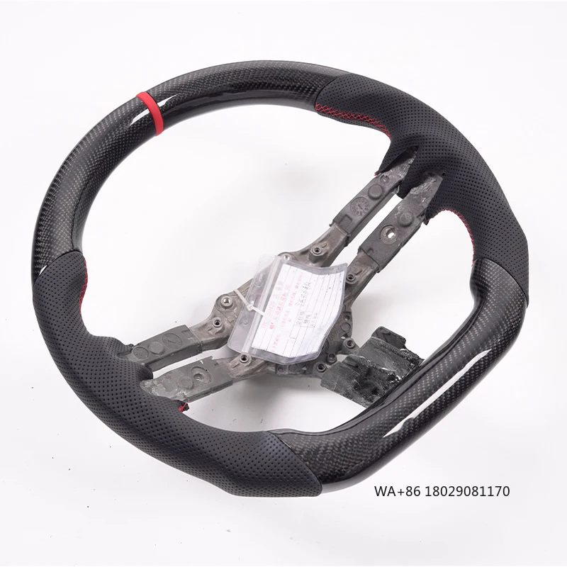 ل- | هيكل عظمي توجيه كربوني عالي اللمعان W204 W205 W213 C117 CLA CLS C257 #5