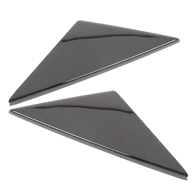 Reliable-1Pair Car Front Door Mirror Triangle Trim Panel Corner Cover For A7 RS7 Sportback 2011-2017 4G8837637A 4G8837638A