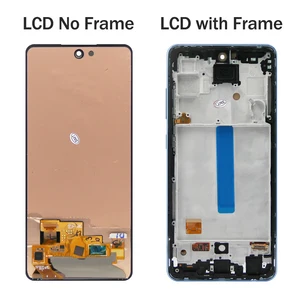 Touchscreen AMOLED LCD -Display mit Rahmen, Samsung Galaxy A52, A525F, 525F, DS, 4G -Baugruppe. 8 Hauptverkaufsbildschirm A52 - №3