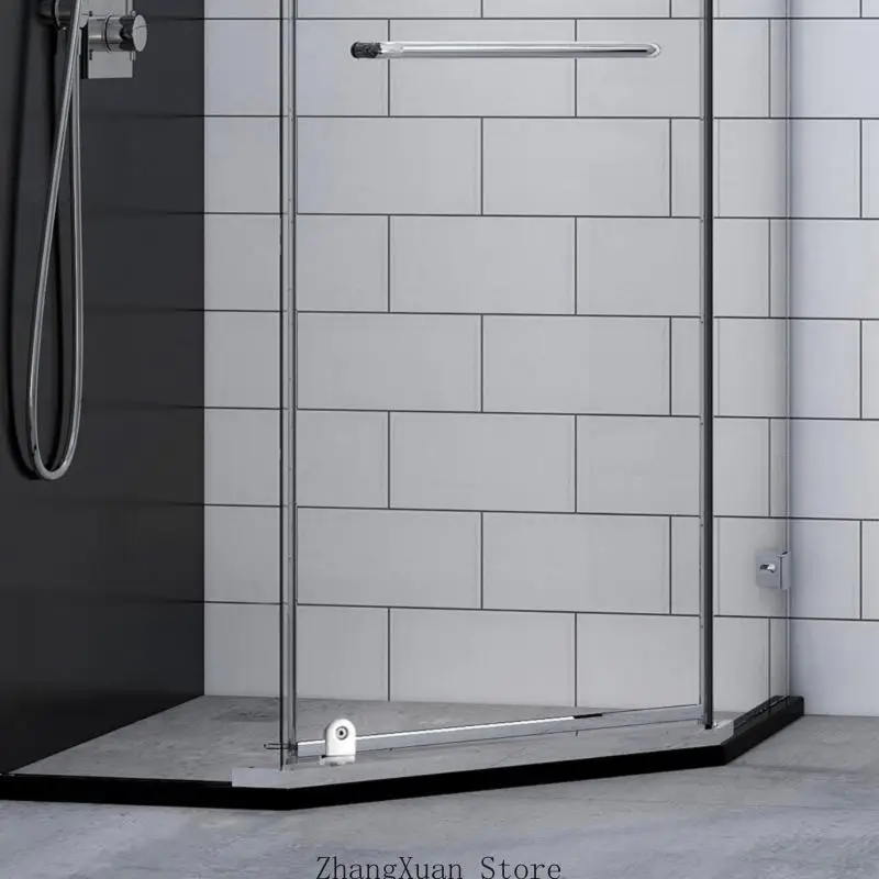 Verdickte Zinklegierungen, Duschdrehscharniere, Glastürscharniere, robuste Badezimmer-Hardware, doppelt gerichtete Drehgelenke – Detail 4