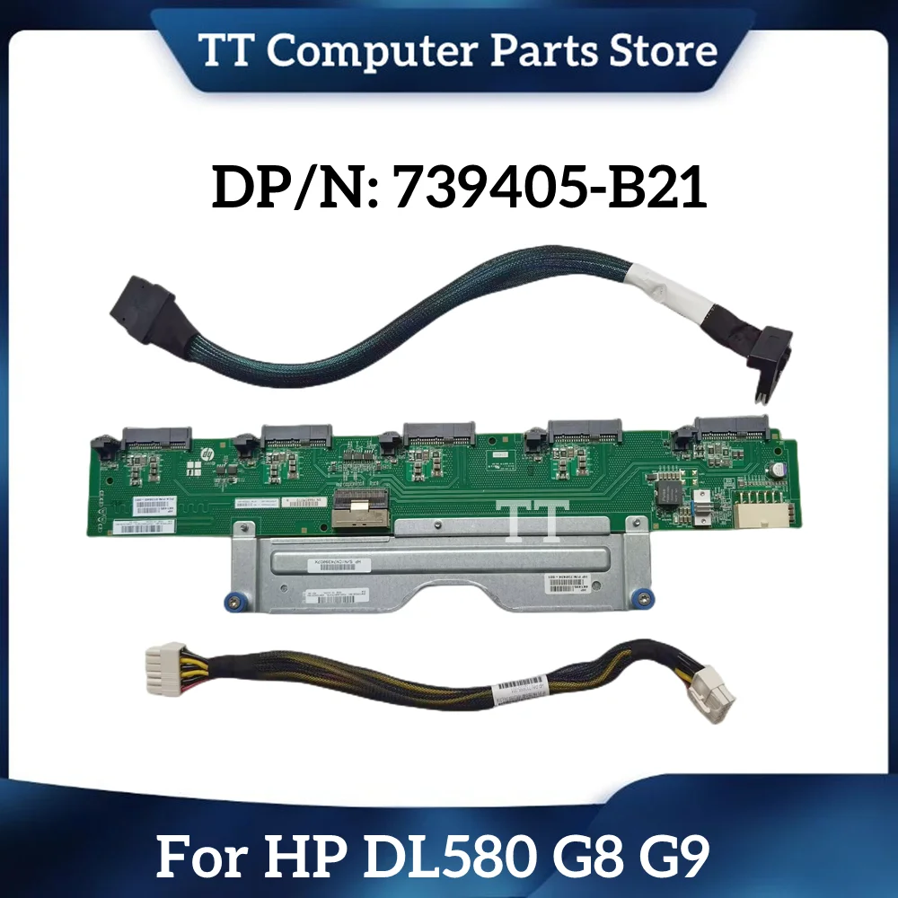para hp Dl580 g8 g9 Backplane de Expansão do Disco Rígido 739405-b21 735520001 732434-001 Navio Rápido tt