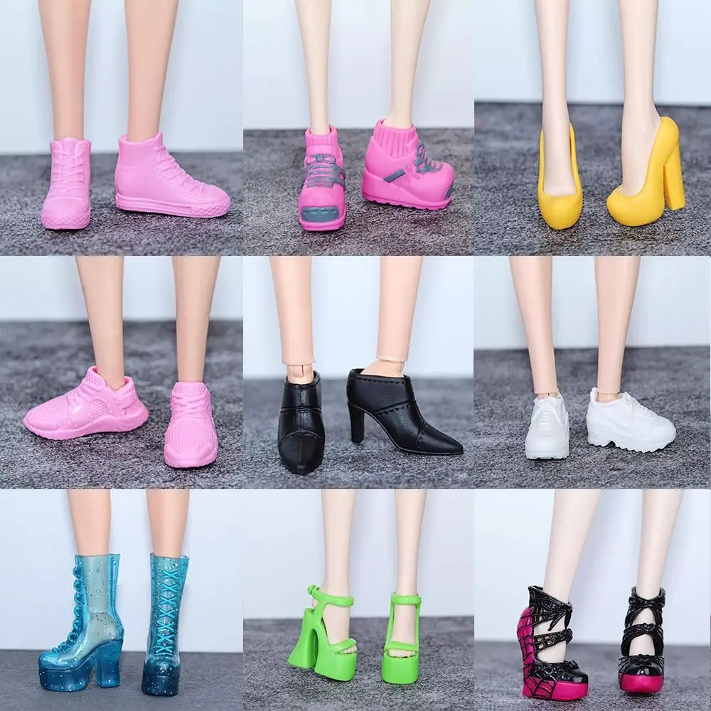 30cm 1/6 Doll Shoes New Original 10 Styles High Heels Shoes Quality Figure Doll Sandals Doll Accessories