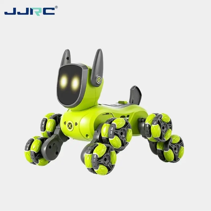 

JJRC Q200 Маленькое восьмиколесное обнаружение жестов Голосовое взаимодействие RC-робот-собака с программируемыми акциями Предотвращение препятствий
