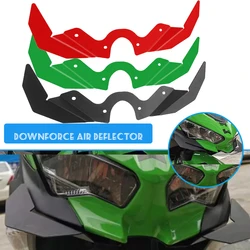 2023 Motorcycle Front Fairing Pneumatic Wing Lets Tip Downforce Wings Air Deflector For Kawasaki Ninja 400 ninja400 2018-2022