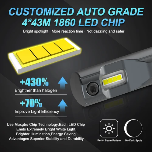 Imagen 2 del producto 2 uds H27W1 H27W2 LED H27 880 881 H27W bombilla de luces antiniebla Led para Kia Morning Rio Hyundai Sonata Accent Tucson ix35 i10 6500K