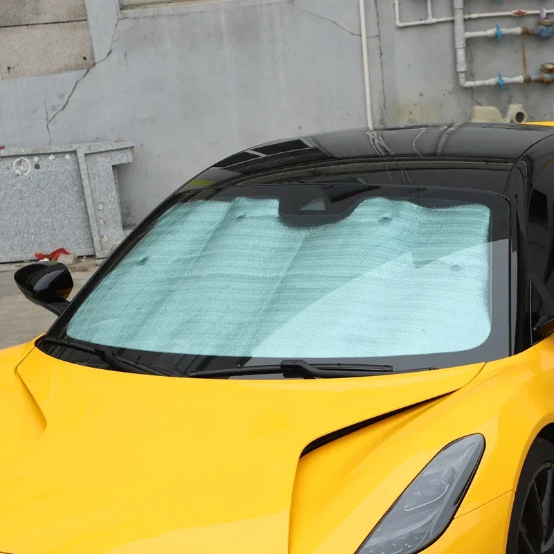 1Pcs Aluminum foil For Lotus EMIRA 2021-2023 car styling front windshield anti-UV sunshade car interior protection accessories