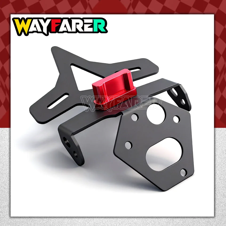 Motorcycle Rear Short Tail Stock Tidy License Plate Holder For Street Triple 765RS 765R 765 R RS 2020-2026 Tailstock Bracket Kit 6