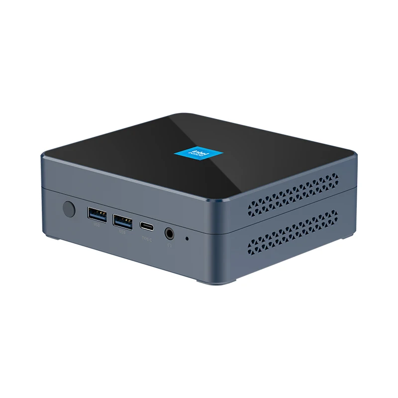 Home Office Mini PC Processore Intel N200 DDR5 M.2 NVMe SSD WiFi6 Windows11 2x Ethernet USB3.2 Tipo-C HDMI2.1 DP Display 4K