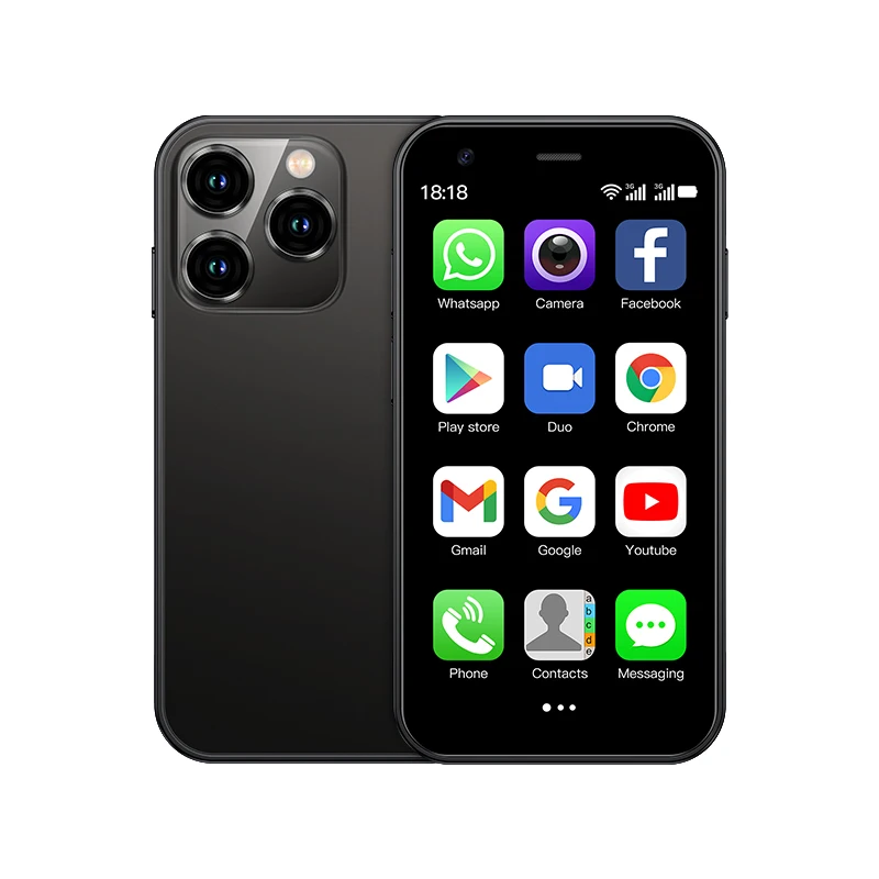 SERVO 15SE Mini Smartphone 3G WCDMA Android Systeem WiFi Hotspot Play Store 3.0 "Display Kleine Palm Smartphones Dual SIM Standby