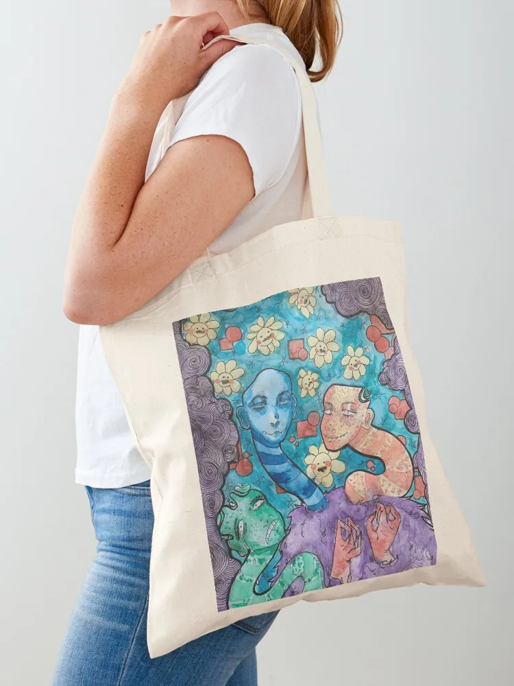 Trippy Dudes Tote Bag hand bag ladies Canvas bag canvas tote