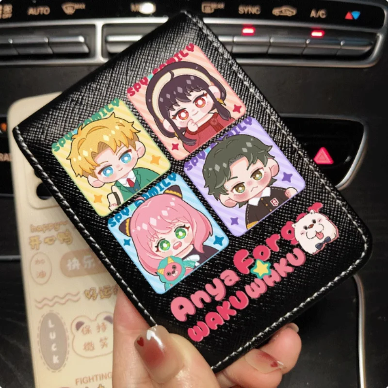 Anime Spy Family Anya Forger Fashion Wallet PU Purse Card Cash Holder Bag Cosplay Gift B1944