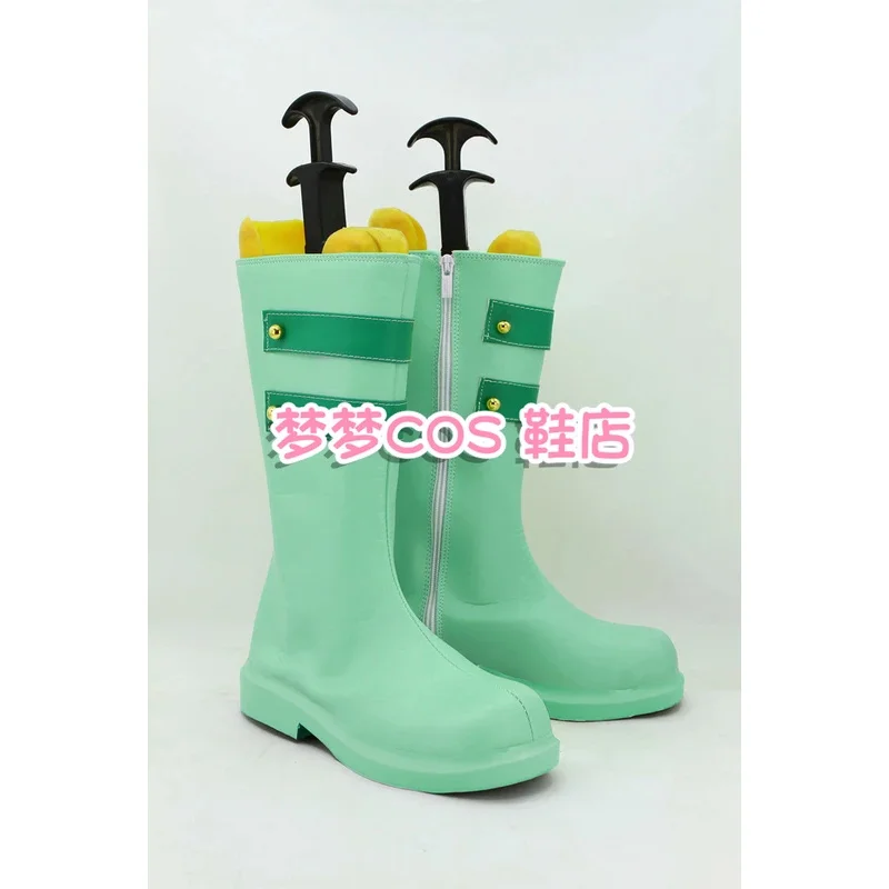 

2025 11 Love Live Start dash Котори Минами Обувь для косплея Зеленые сапоги на Хэллоуин