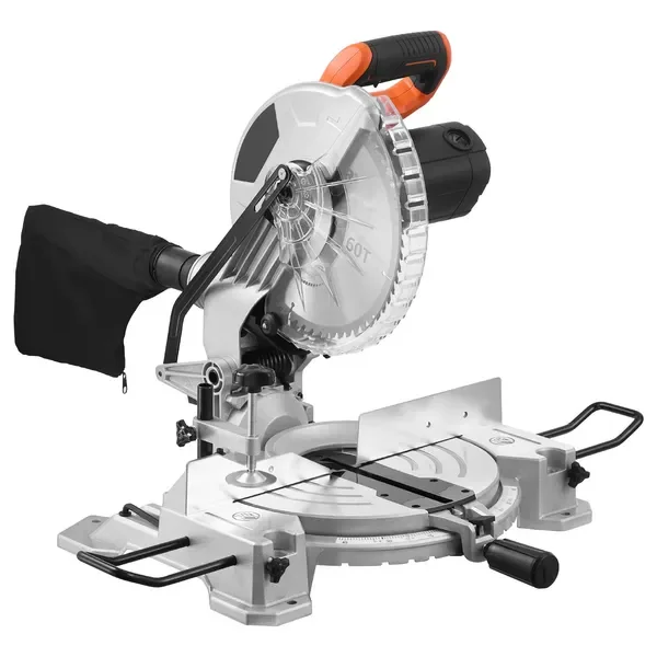 

Compound Miter Saw, 10-Inch Blade, 15 Amp Motor, 60-Tooth, Corded Single Bevel 0-45°, LED Precision Alignment, Angle