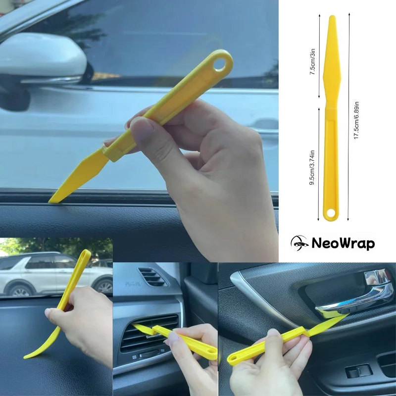 Fenster Tönung Kit Auto Wrap Werkzeuge mit Filz Rakel Allzweckmesser Schaft Dichtung Rakel Vinyl Wrap Magnet Halter Kit Abdeckung Werkzeug – Detail 21