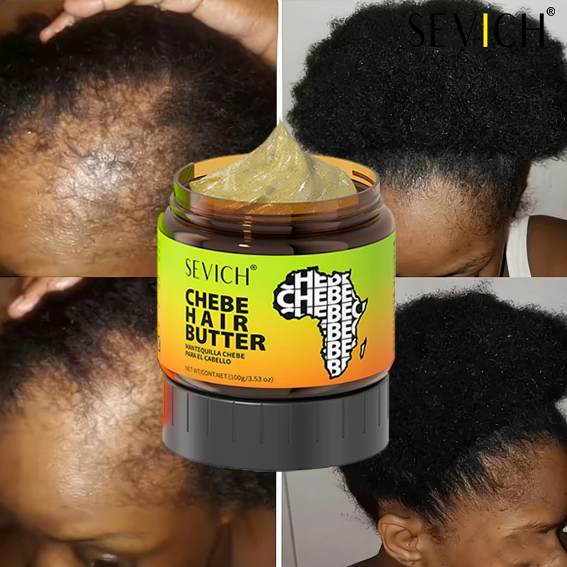 

SEVICH Chebe Butter Deep Nourishes Repair Damaged Anti Hair Loss Breakage Hair Growth Oil Mask For Hair Growth Treatment