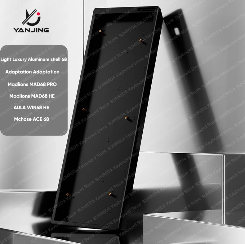 حافظة لوحة مفاتيح من الألومنيوم SU68 Z1 Madlions Mad68 HE 68% تخطيطات مفاتيح غلاف لوحة المفاتيح للوحة مفاتيح الألعاب Mad68 PRO WIN68 HE ACE68