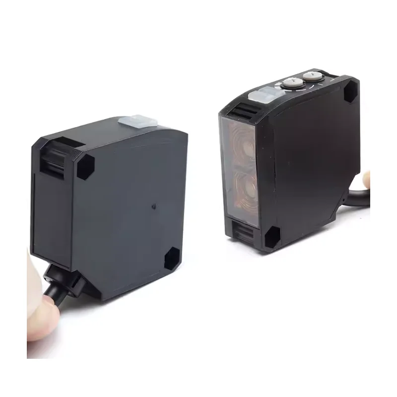 Square photoelectric switch sensor E3JK Sn 30cm to 10M 12 to 24V DC 220V AC  Photoelectric sensor