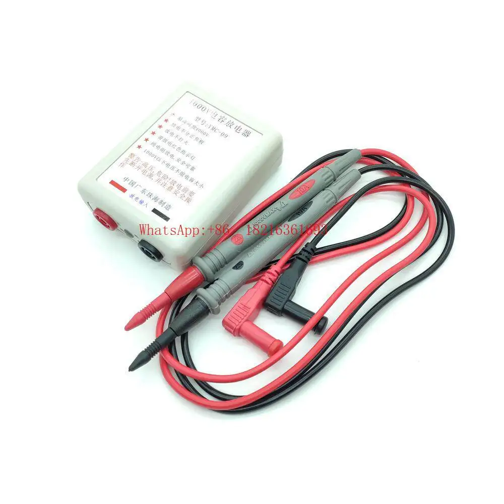 4000V Capacitor Discharge Pen, Special Discharge Tool with Indicator Light for High Voltage Capacitors