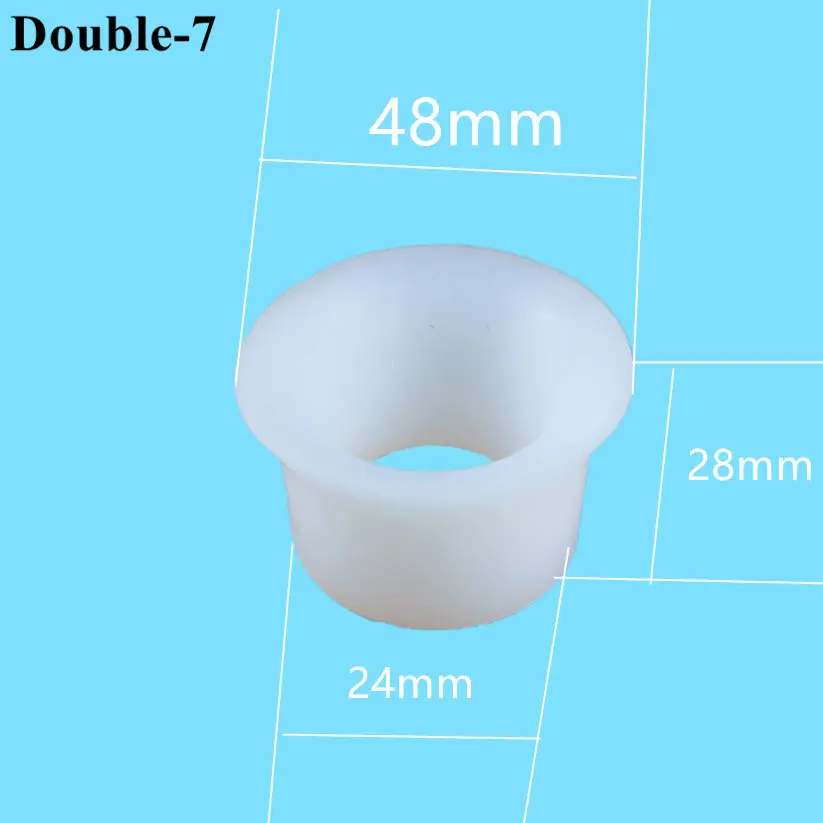 4 PCS Trumpet-shaped Silicone Sealing Rings Strip Rubber Sleeve Accessory For 320mm Stirring Shaft Ice Cream Maker Parts