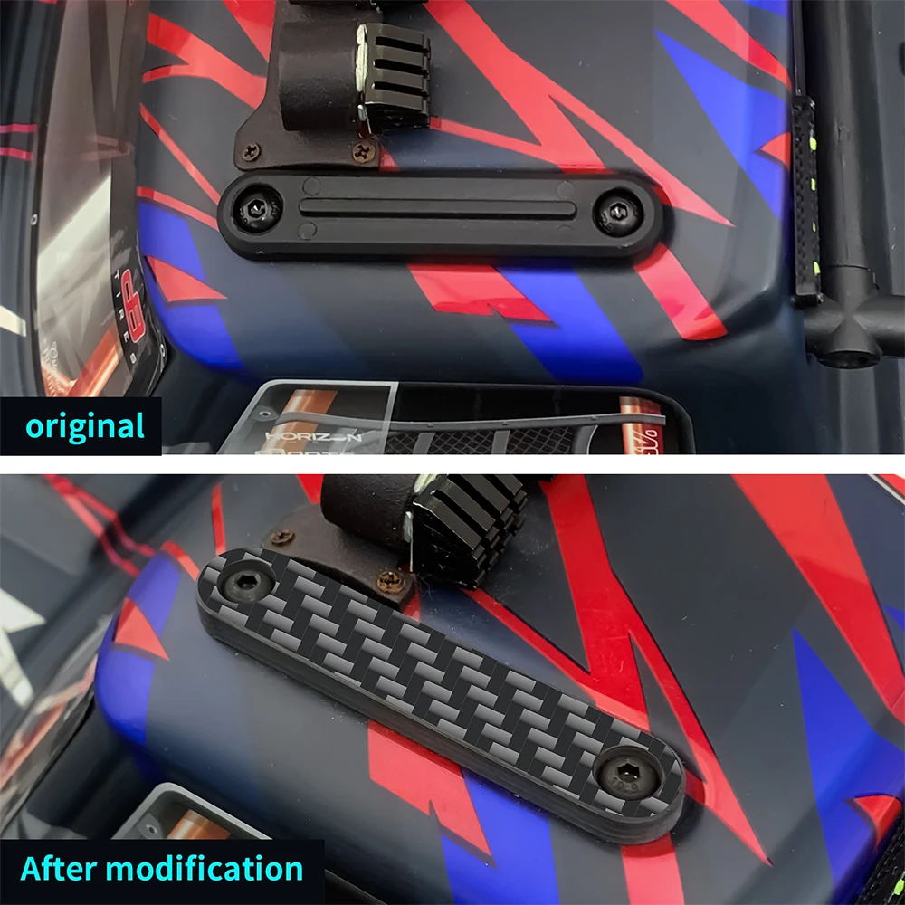 AXSPEED Chassis Armor Protection Skid Plate/Air Dam Diffuser Wheel Cover/Roof Rails for 1/7 RC Car Infraction 6S BLX Felongy 6S