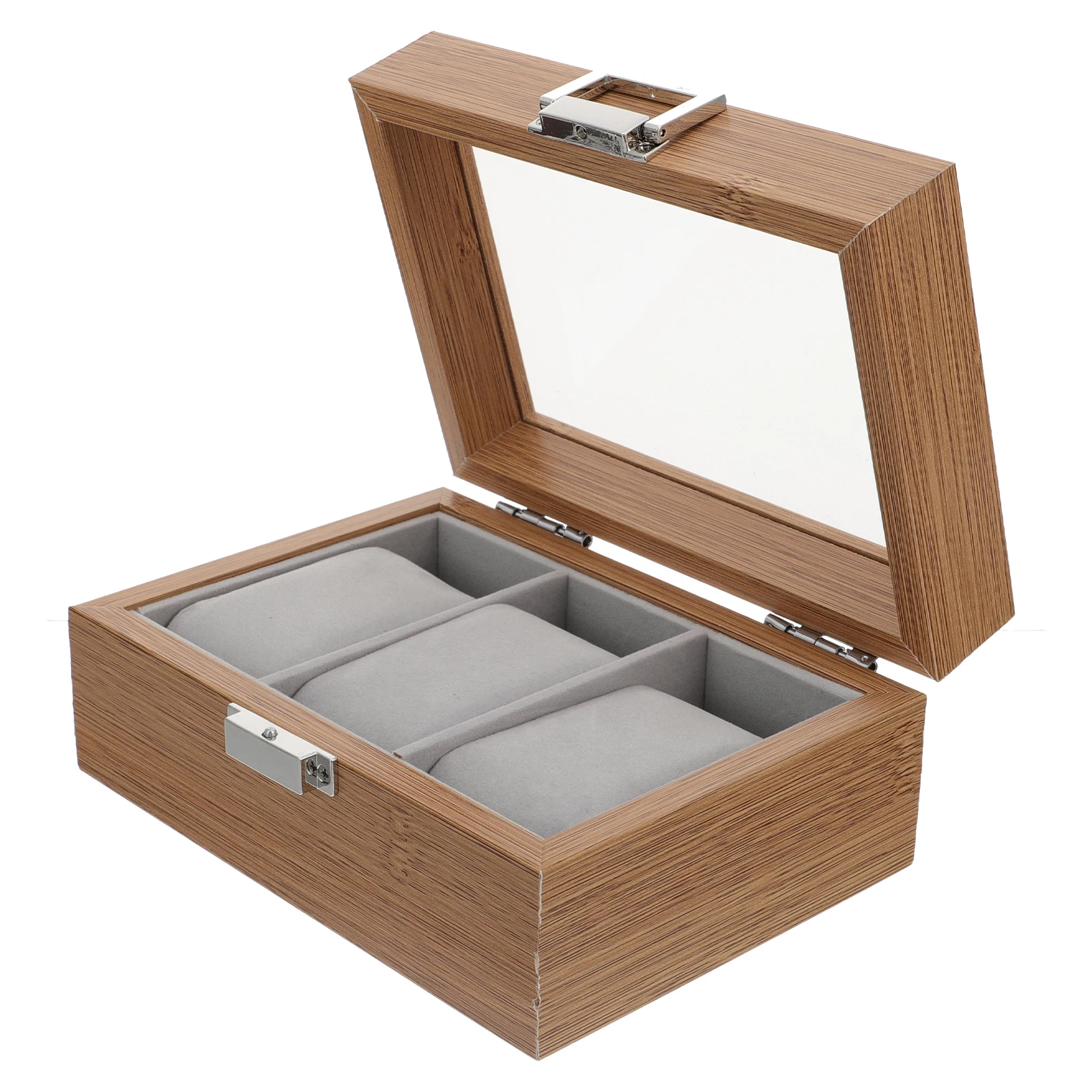 

1 pc Wooden Watch Storage Box For Travel Jewelry Organizer Sundries Container Multi-Purpose Holder Portable Case Accessory