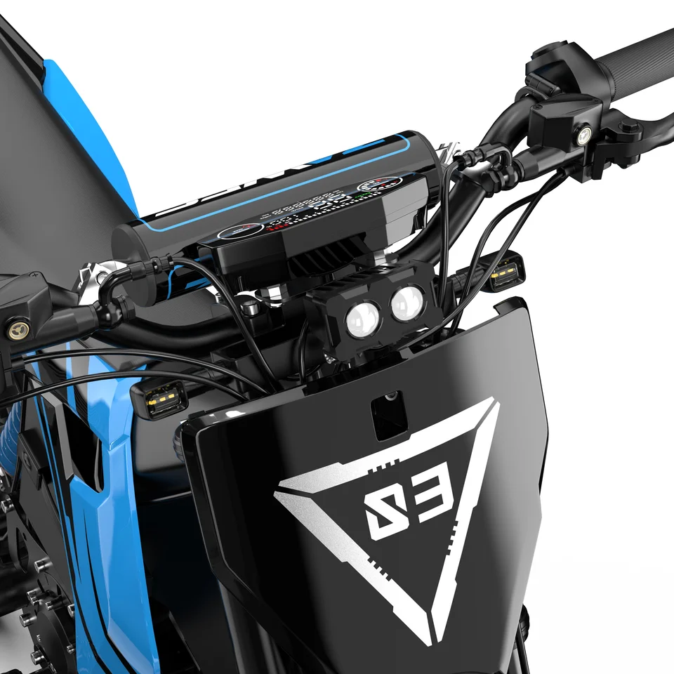 Electric Motorcycle ZAWES S3 60V 23.4AH E-Cross Bike Hydraulic brakes 46MPH 2000W Mountain Off-Road Ebike image 5