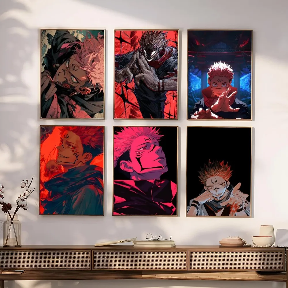 Jujutsu Kaisen Sukuna  Poster Paper Print Home Living Room Bedroom Entrance Bar Restaurant Cafe Art Painting Decoration