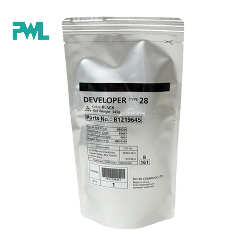 1PCS Japan Original Type28 Developer Powder for Ricoh B1219640 Black developer