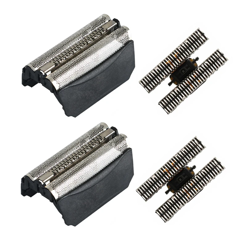 

2 Pack 51B Head Foil Cutter Replacement for Braun Series 5 Shaver WaterFlex ContourPro.Type: 5643,5644,5645,5646,5647,5649,5751