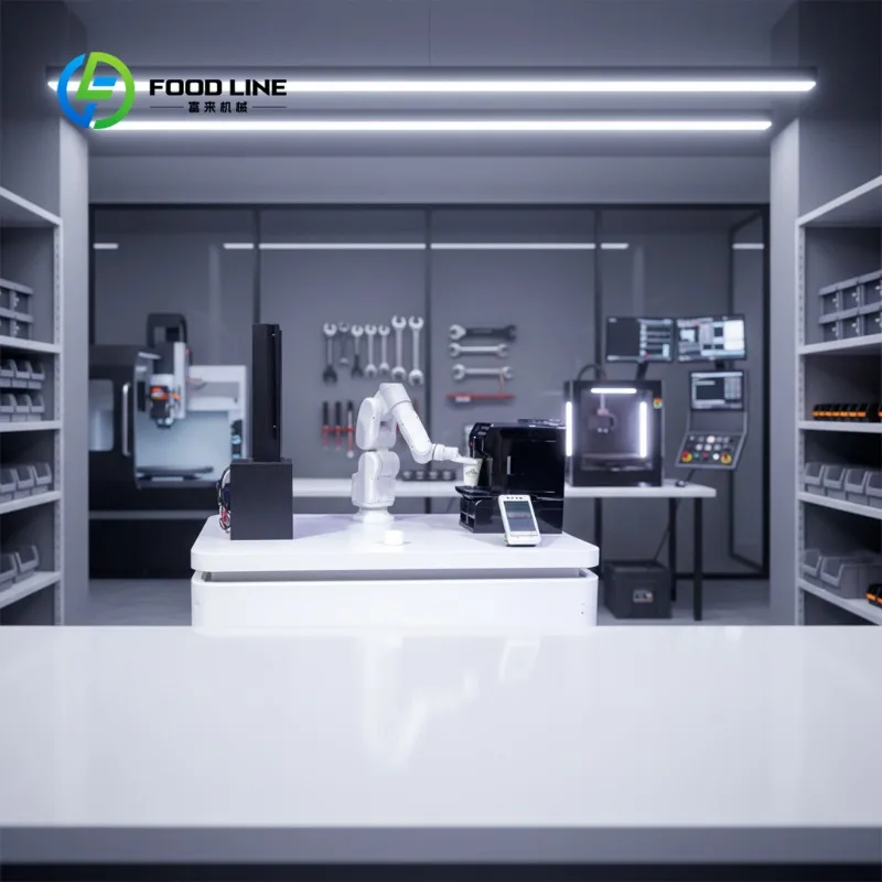 Customized Intelligent Automatic Hand Coffee Robot Desktop Mechanical Arm Coffee Bar with Touch Screen White/Black