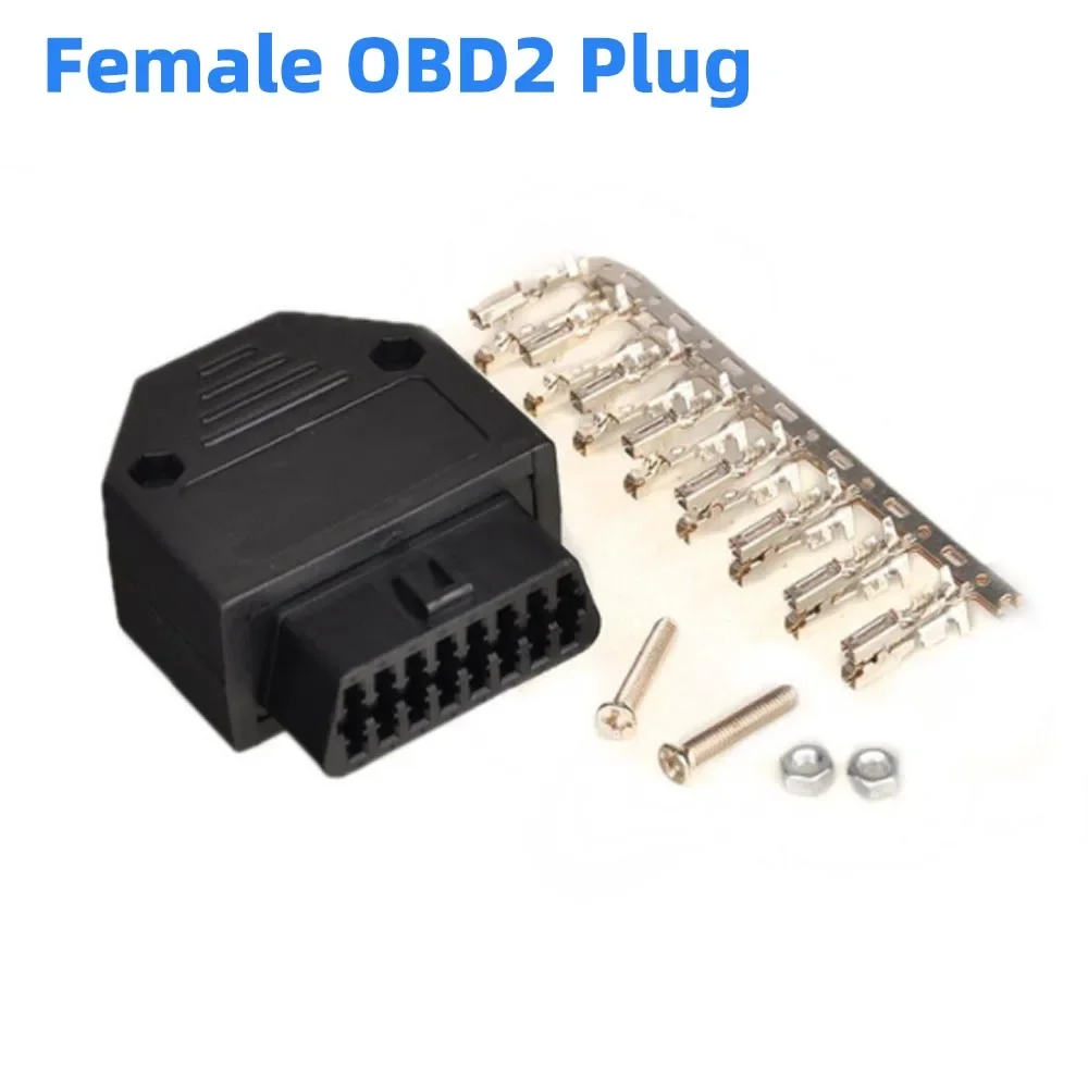 Length 30CM/60CM OBD2 16Pin Female/male Connector to Opening OBD Cable OBDII OBD-ii ODB2 16 Pin OBD 2 Adaptor with ELM327 WIFI