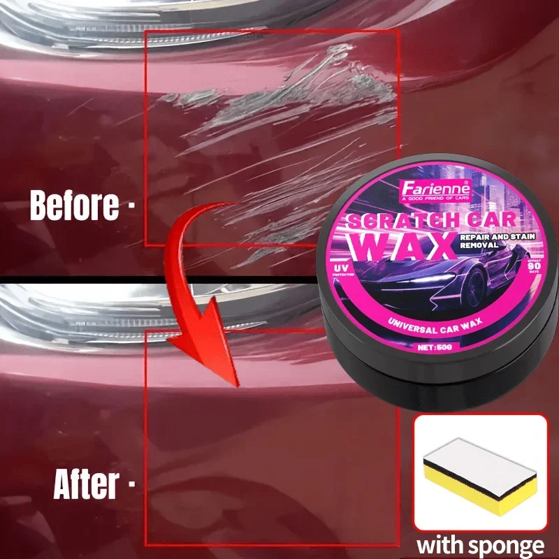 

Паста для ремонта царапин на кузове автомобиля — универсальный набор воска для полировки и нанесения воска, укрепляет микро царапины,