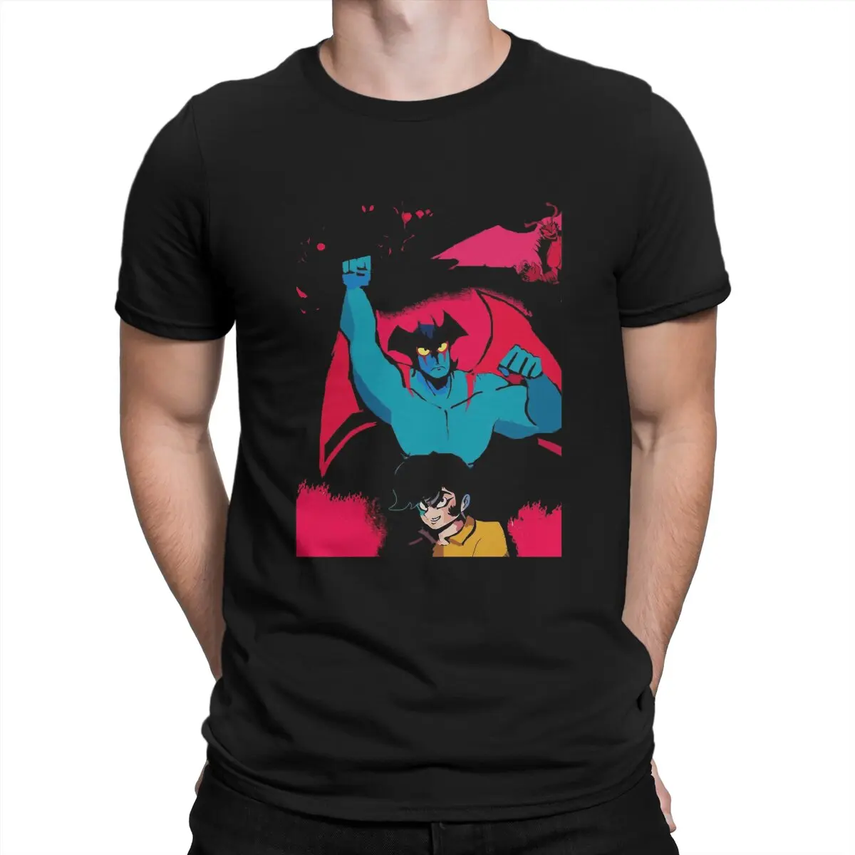 和風ネットワークアニメーション特別Tシャツdevilman crybabyカジュアルTシャツ夏服