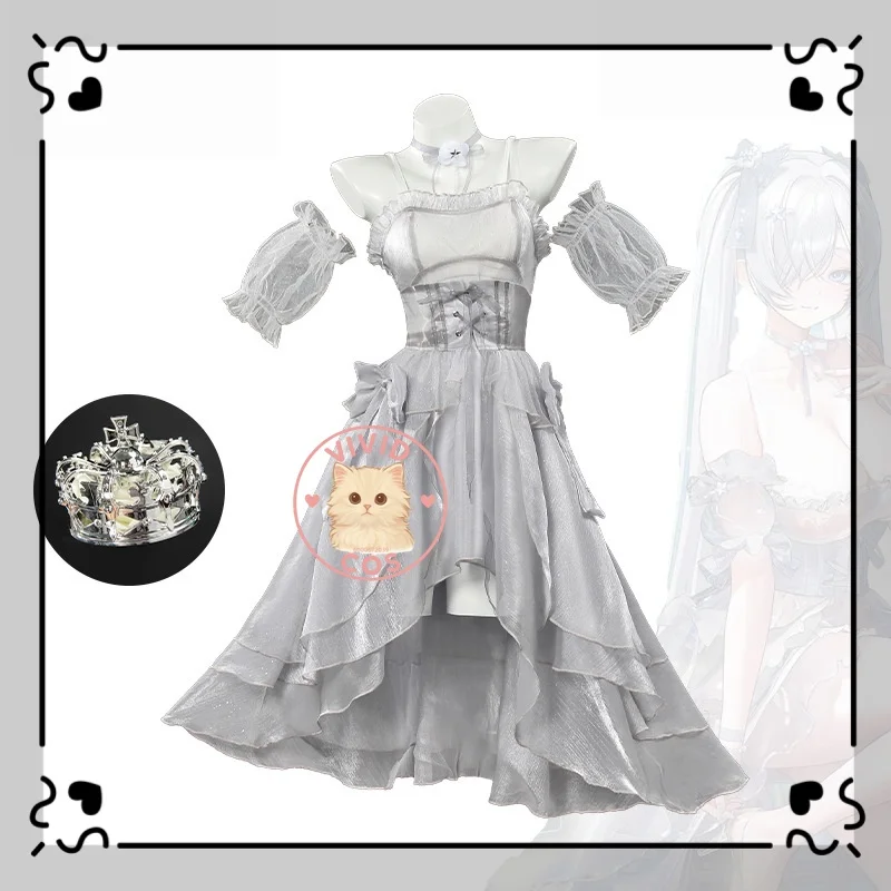 

NIKKE: Goddess of Victory Crystal Princess Gown Cosplay Costume Game - Licensed Complete Women's Outfit Exquisite Collaborative